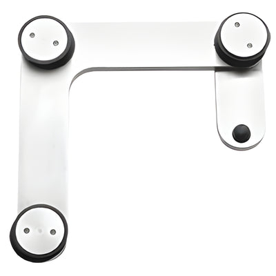 CRL Laguna Brushed Stainless Steel Transom/Sidelite Door Stop Fitting