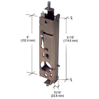 CRL Commercial Two-Point Deadlock for Storefront Doors