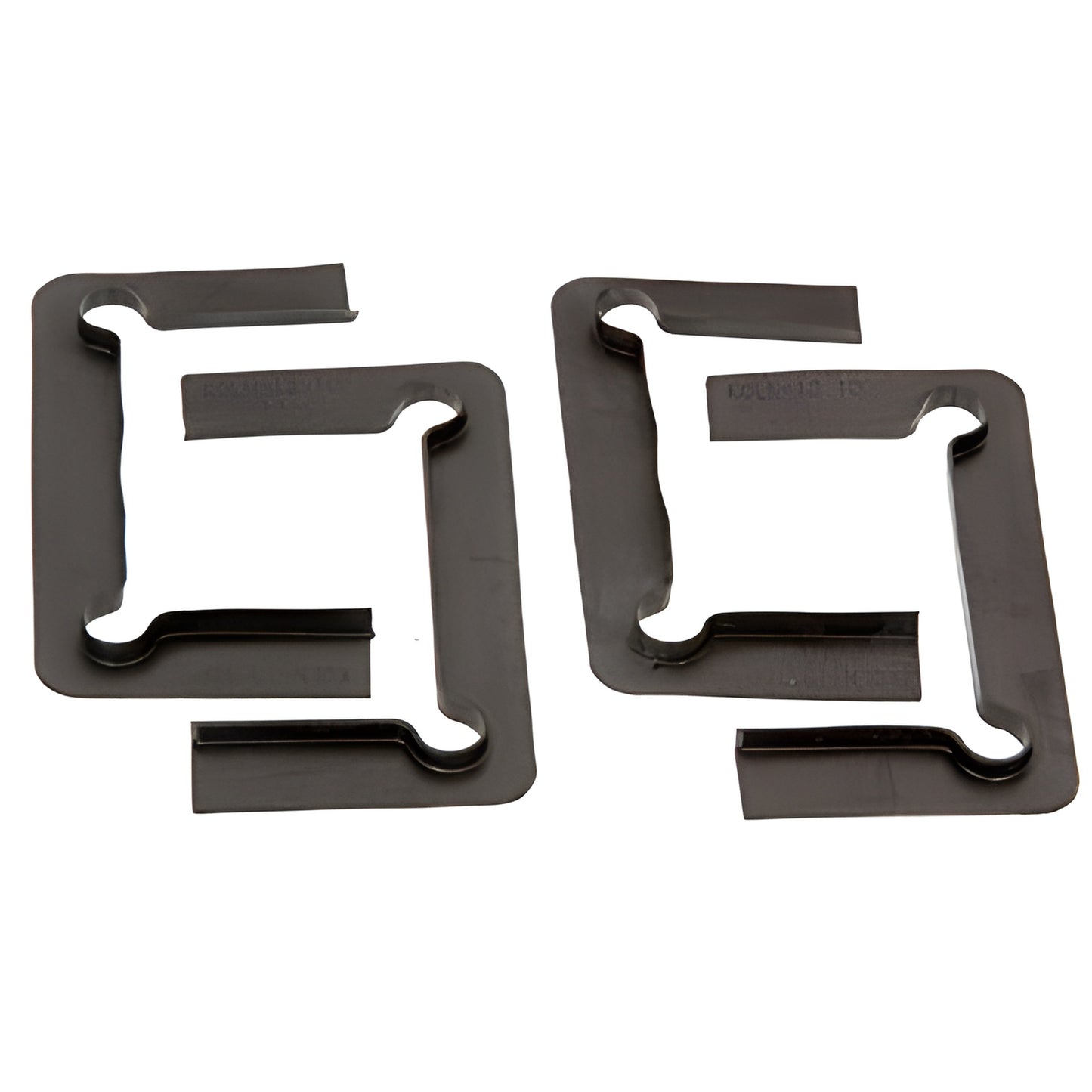 Black replacement hinge gasket kit SKU C0LGK1 - four corner gaskets for Cologne glass/shower door hinges.