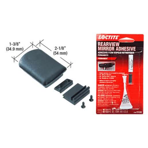 CRL Replacement Plastic Self-Latching Latch for Tri-Vent Sliders, with Base & Adhesive