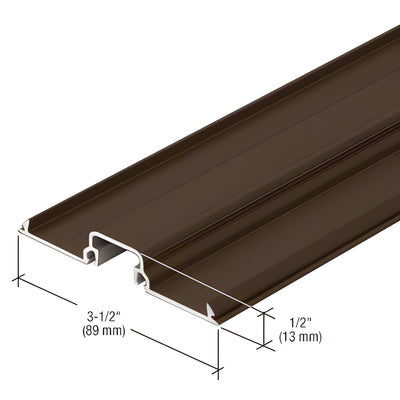 CRL-U.S. Aluminum Shallow Pocket Insert, Bronze Black Anodized - 24'-2"