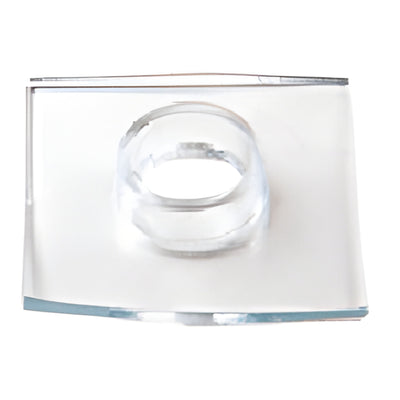 CRL Clear 1-1/4" Square Washer with Sleeve - Glass Door Hardware