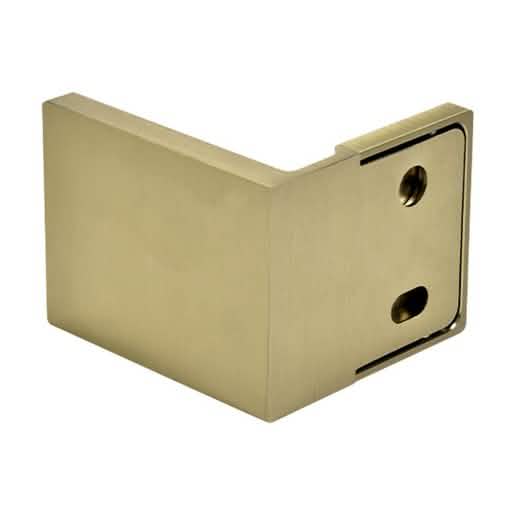 CRL Brushed Bronze Lugano Wall Mount Bracket - Elegant Design for Secure Installation