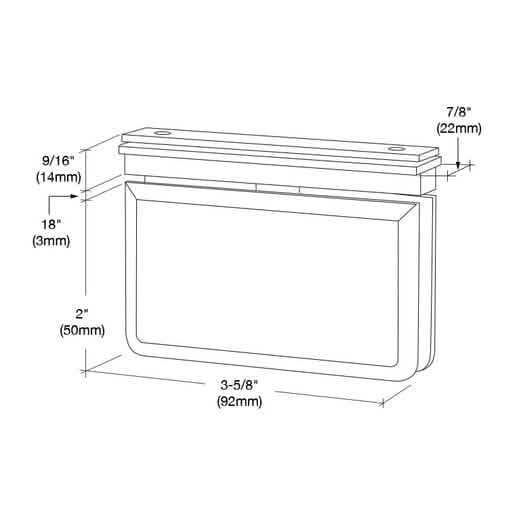 "CRL Satin Brass Prima 06 Series EZ-Adjust Top Mount Hinge for seamless glass door install