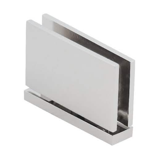 CRL Polished Nickel Cardiff Hinge: Top/Bottom Mount, Sleek Design for Glass Doors