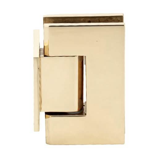 CRL Brass Geneva 074 Series Wall Mount Hinge with Short Back Plate, sleek and durable.