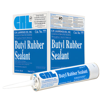 CRL 777 White Butyl Rubber Sealant – Waterproof Window & Door Sealant