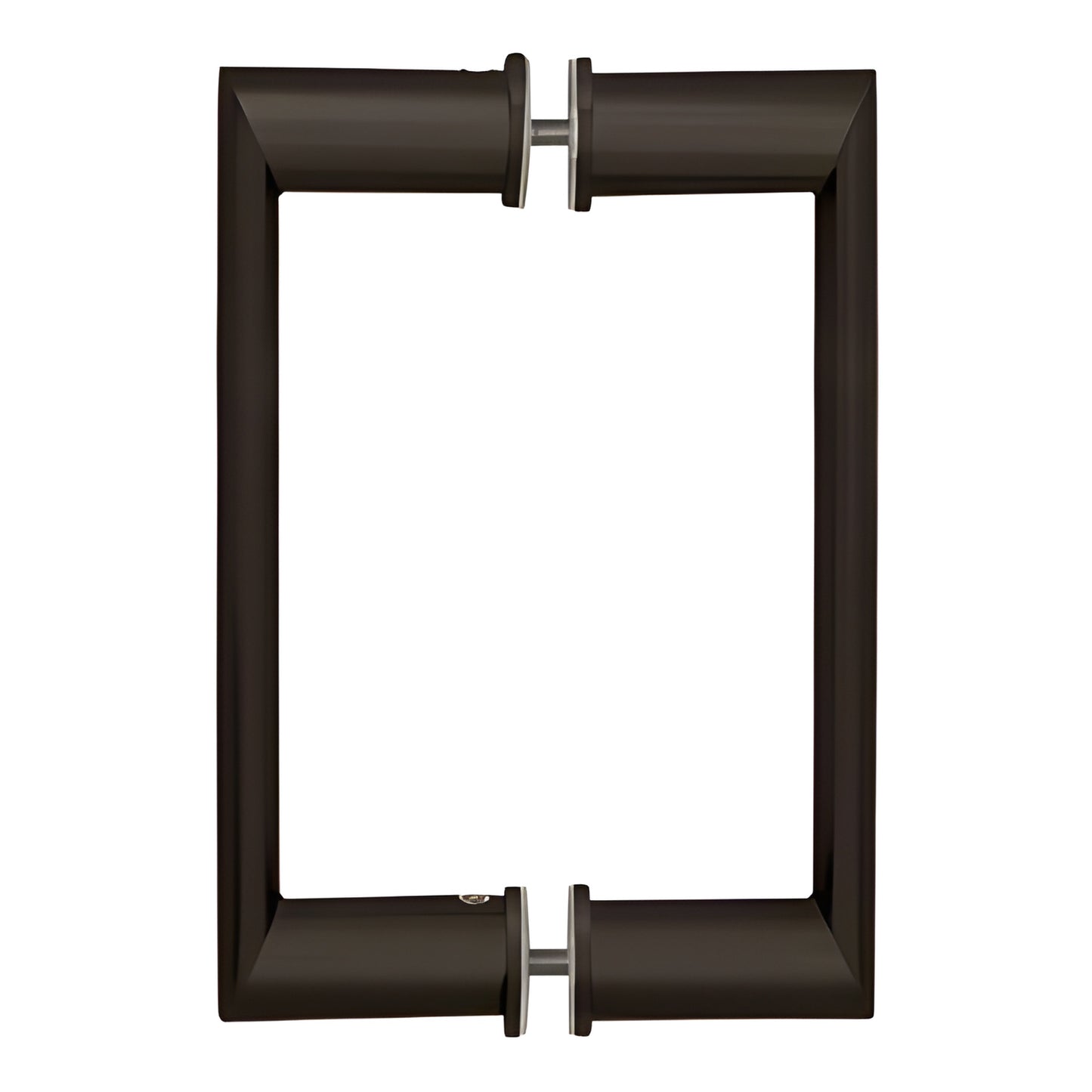 OR Series back-to-back bathroom handle, oil rubbed bronze tubular beveled brass, 3/4" dia - SKU 0R8X80RB.