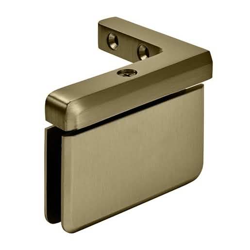 CRL Brushed Bronze Prima 05 Right Hand Offset Mount Hinge - Sleek, Durable Design