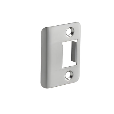Adams Rite Brushed Stainless Frame Lock Strike Plate for Offset Door