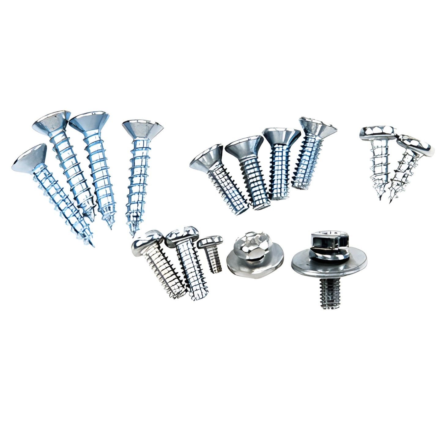 PR40SA aluminum screw pack assortment of various screws, washers and fasteners for PR40 Series surface door closers