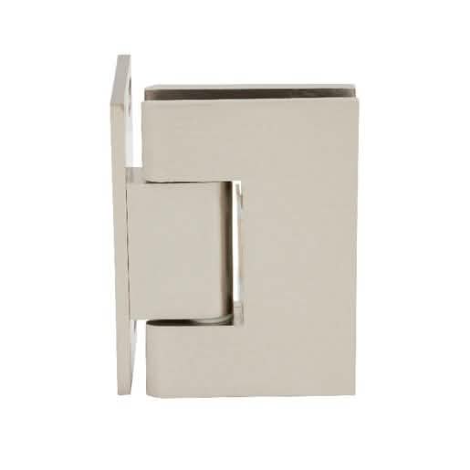 CRL Brushed Nickel Melbourne Hinge: Sleek Wall Mount with Offset & Cover Plate Design