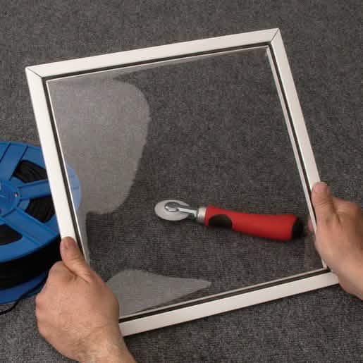 CRL 36" Super Clear Vinyl .016" Film - High-quality, durable, transparent film roll.