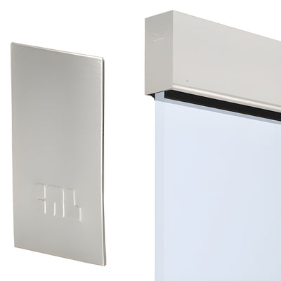 CRL Brushed Stainless End Cap for W7B Windscreen Base Shoe