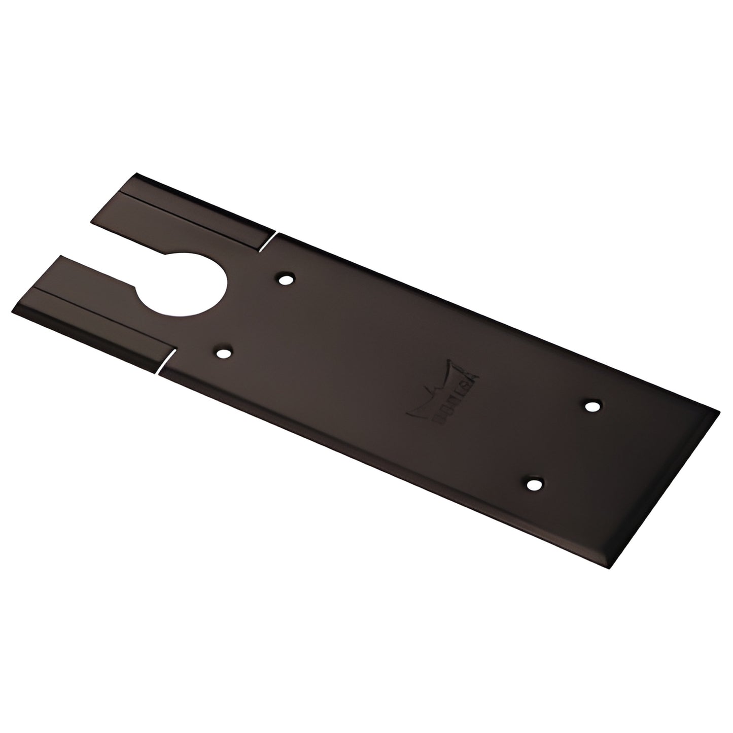 Dormakaba BTS7510CPDU dark bronze floor closer cover plate - universal, non-handed fit for BTS75V series.