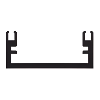 CRL-U.S. Aluminum Clear Anodized D-Bar Door Pull, Pre-Drilled 24'2"