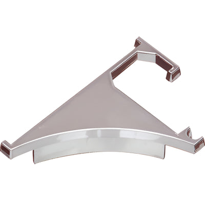 CRL Brushed Nickel 3/8" Aluminum Shelf Extrusion End Cap