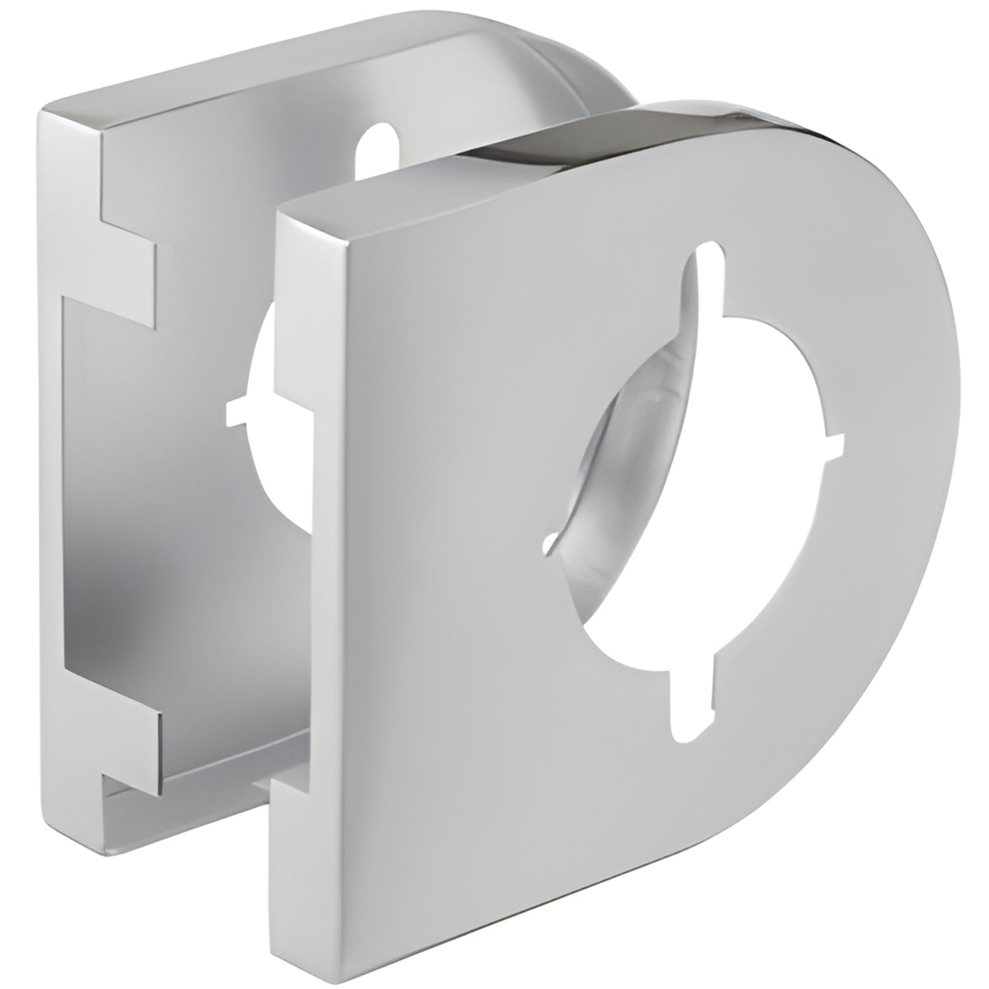 Polished stainless steel non-handed lever lock replacement cover (SKU LCLCPS) for LH-series cylindrical locks