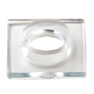 CRL Clear 3/4 in Square Washer with Sleeve for Mirror & Glass