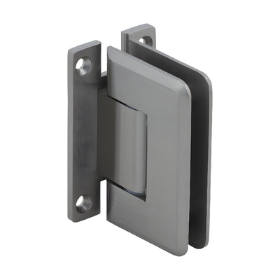 CRL Pinnacle 337 Brushed Nickel Adjustable Glass Door Wall Hinge