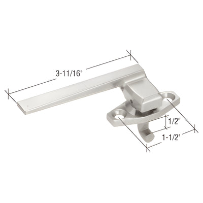 CRL Clear Left-Hand Cam Handle Lock for Sliding Glass Doors