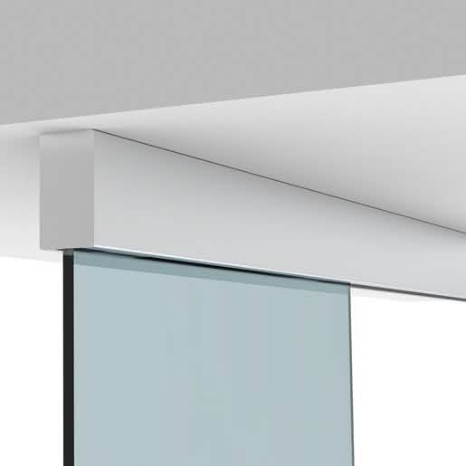 CRL50 Series Ceiling Mount Kit for Single Sliding Doors - Sleek, Durable Design