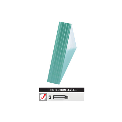 CRL Bullet Resistant Glass Clad Polycarbonate (Protection Levels 1-8)