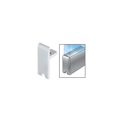 CRL Satin Anodized End Cap for LK610 'H' Bar