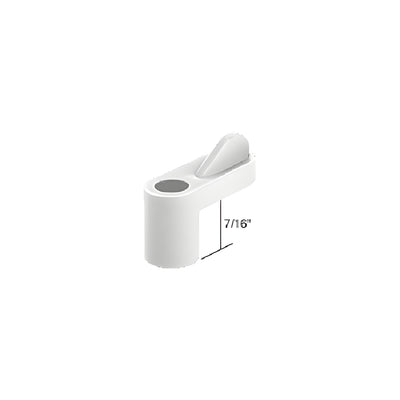 CRL White 7/16" Plastic Window Screen Clips - Bulk