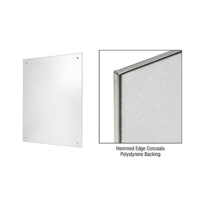 CRL 18" x 24" Frameless Stainless Steel Mirror