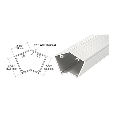 CRL Sky White 200, 300, 350, and 400 Series 36" Long 135 Degree Post