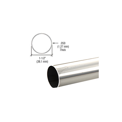 CRL Polished Stainless Hand Rail Tubing - 236"