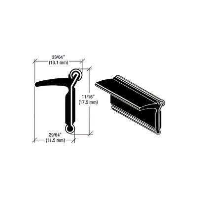 CRL Flexible Stainless Steel Beaded Belt Molding for 1961-1967 GM and 1967-1974 Kaiser Jeep - 96" Length