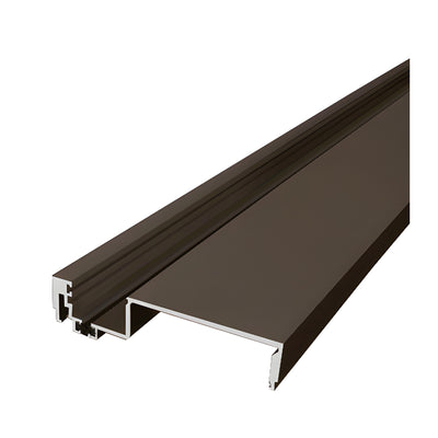 CRL-U.S. Aluminum Heavy-Duty 6" Female Split Mullion, Thermally Improved, Dark Bronze Anodic- 24'-2"