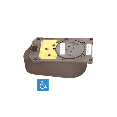 Rixson® PH328 Series 8.5 Lbs. Center-Hung Right Hand 105 Degree Selective Hold Open Floor Mounted Closer Body Only for Patch Fittings