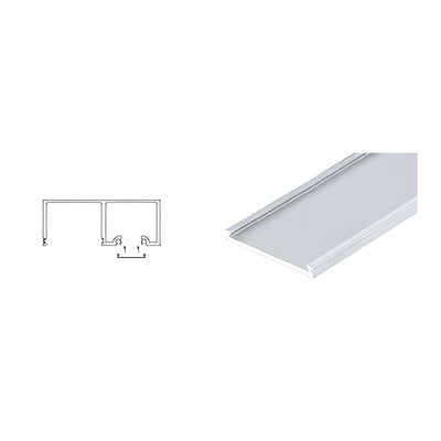 CRL Satin Anodized Header Snap-In Filler - 120" Length