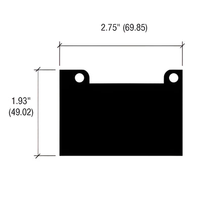 CRL-U.S. StormWall XL Aluminum Jamb Mullion Cap - Replacement