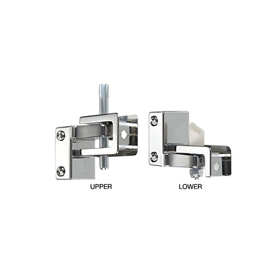 CRL Chrome Gravity Hinge Assembly for Restroom Partitions