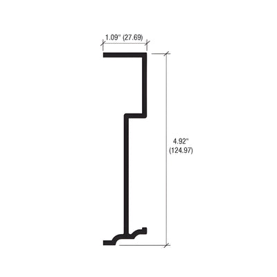 CRL-U.S. Aluminum StormWall XL Splice Sleeve for Captured Vertical Mullions - Pk/20