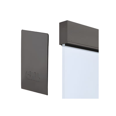 CRL Dark Bronze End Cap for W7B Series Windscreen and Smoke Baffle Base Shoe