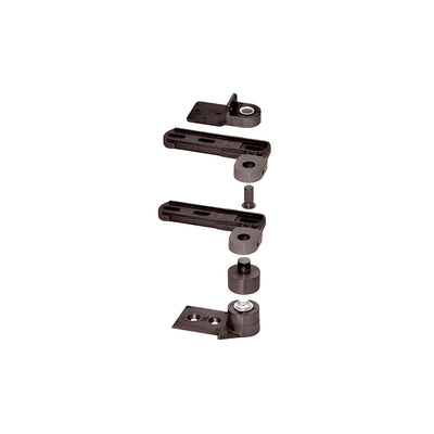 CRL Dark Bronze Offset Pivot Set for Aluminum Doors
