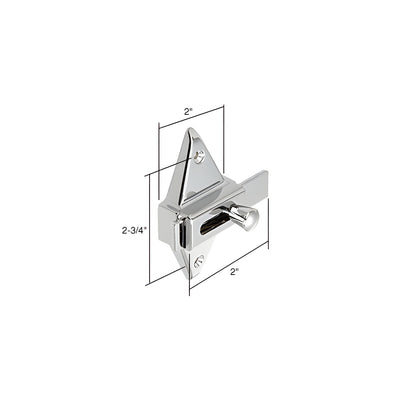 CRL Chrome Slide Latch for Restroom Partitions