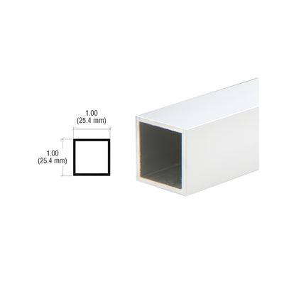 CRL Brite Anodized 1" Square Tube Extrusion