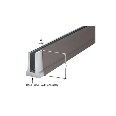 CRL Black Bronze Cladding for B5T Series Tapered Base Shoe