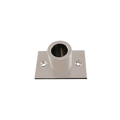 CRL Brushed Nickel Chrome Wall Mount Top Fitting