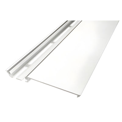 CRL-U.S. Aluminum White KYNAR® Paint Vertical Shallow Pocket Filler - 24'-2"