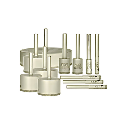 CRL 12 Piece EDD Series Standard Plated Diamond Drill Set