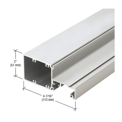 CRL-U.S. Aluminum Clear Anodized Intermediate Horizontal Mullion, 24'-2"