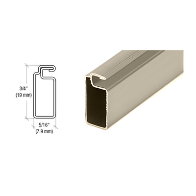 CRL Beige 3/4" x 5/16" Roll Formed Screen Frame - 144"