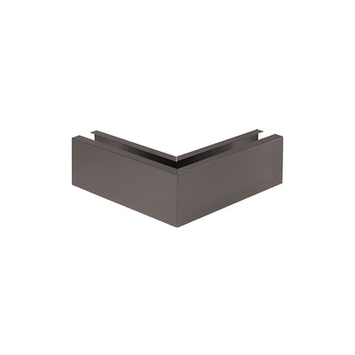 CRL Black Bronze 12" 90º Mitered Corner Cladding for B7S Series Heavy-Duty Square Base Shoe